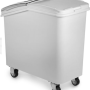80L White Shelf Ingredient Bin