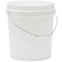 15Ltr Bucket with Handle and Lid-White;275mm(T) x 320mm(H) x 240mm(B)