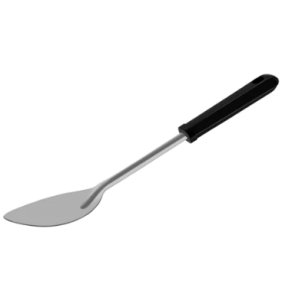 330mm Solid Spoon With Black Plastic Handles