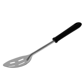 330mm Slotted Spoon With Black Plastic Handles