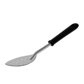280mm Perforated Spoon With Black Plastic Handles