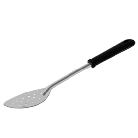 330mm Perforated Spoon With Black Plastic Handles