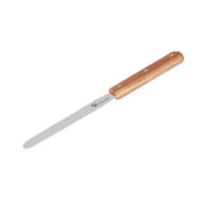 S/Steel Stralght Blade-200mm With Wooden Handles Spatula
