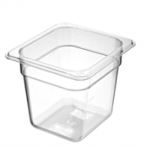 1/6 SIZE 176X162X150mm 2.3L - Polycarbonate Pans