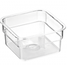 2 Litre Plastic Storage Bucket-Square-180x180x100mm