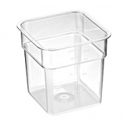 4 Litre Plastic Storage Bucket-Square-183x183x184mm