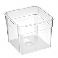 6 Litre Plastic Storage Bucket-Square-221x221x177mm