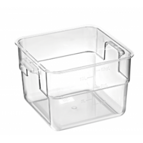 10 Litre Plastic Storage Bucket with Lid-Square-285x285x207mm