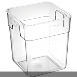 18 Litre Plastic Storage Bucket-Square-285x285x319mm