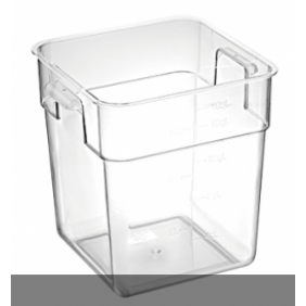 15 Litre Plastic Storage Bucket with Lid-Square-285x285x319mm