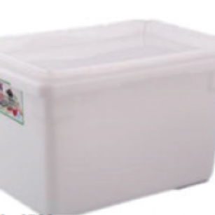 Plastic Container with Lid 66x46x38Hcm