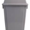 Grey Plastic Bin 42 Litre with Lid