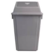 Grey Plastic Bin 42 Litre with Lid