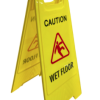 Nonslip 'A'Frame Caution Warning Sign (Yellow)