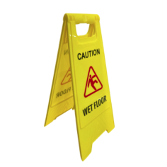 Nonslip 'A'Frame Caution Warning Sign (Yellow)