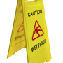 Nonslip 'A'Frame Caution Warning Sign (Yellow)
