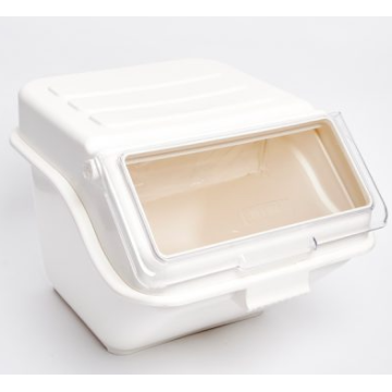 8L White Shelf Ingredient Bin
