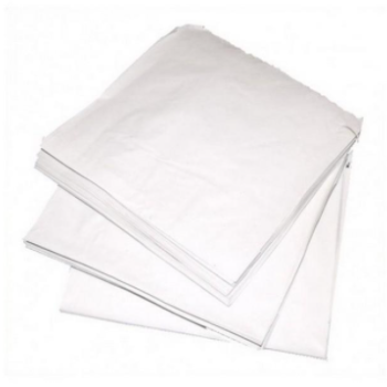 2 Ply 200x205mm Paper Bag Grease Proof Lined White (500/pack)