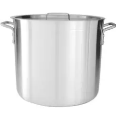50x50cm Alum Stockpot with Lid 98lt-Heavy Duty