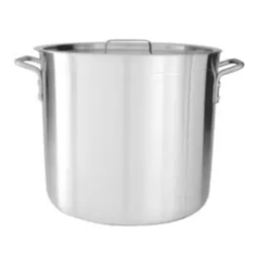 36x36cm Alum Stockpot with Lid 36lt-Heavy Duty