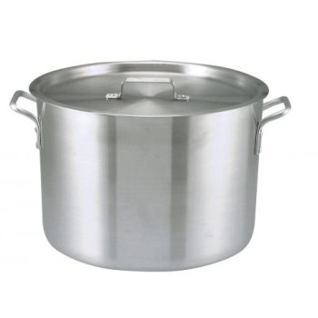 30x20cm Alum Saucepot with Lid 14lt-Heavy Duty