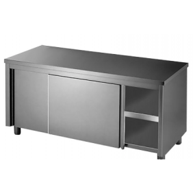 S/Steel Kitchen Tidy Workbench Cabinet