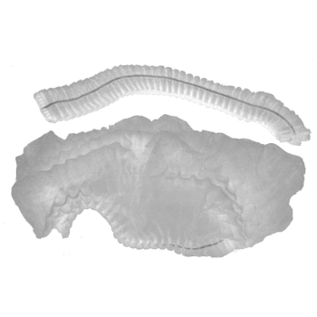 Hair Cap Crimp White 21" (100/Pack)