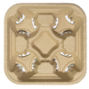 Moulded Fibre 4 Cup Carry Tray (300 Sheets/box)