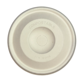Sugarcane Flat Lid  (1000/box)