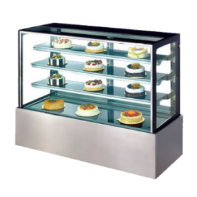 I-CATER Square Glass Cake Display 2 Shelves 1200X700X1100Hmm