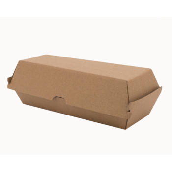 Hot Dog Box - Kraft Board 208x70x75mm (200 Sheets)