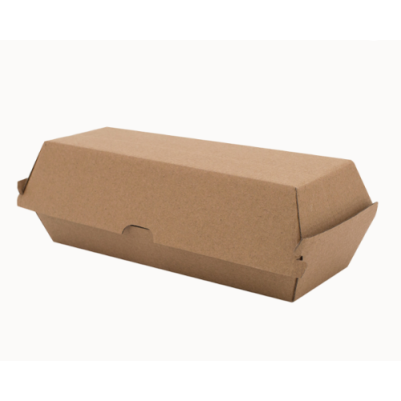 Hot Dog Box - Kraft Board 208x70x75mm (200 Sheets)