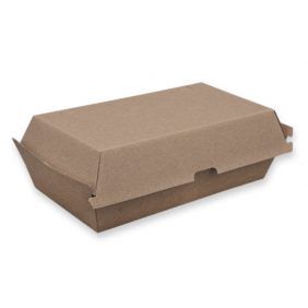 205x107x77mm Kraft Board Snack Box Large (200 Sheets)