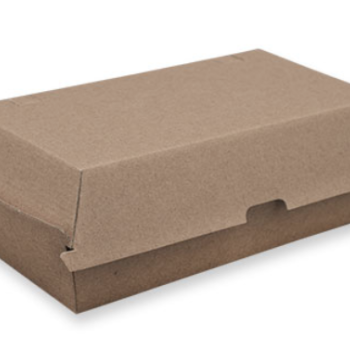 Large Snack Box - Kraft Board 205x107x77mm (200 Sheets)