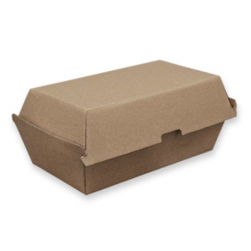 175x90x84mm Kraft Board Regular Snack Box (200 Sheets)
