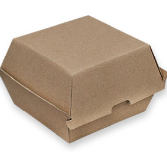 Regular Burger Box - Kraft Board 105x105x85mm (250 Sheets)