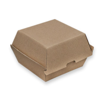 Regular Burger Box - Kraft Board 105x105x85mm (250 Sheets)