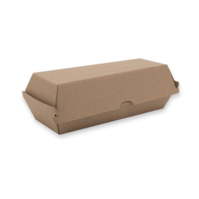 Hot Dog Box - Kraft Board 208x70x75mm (200 Sheets)