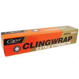 45cm x 600m Clingwrap in Dispenser Clear