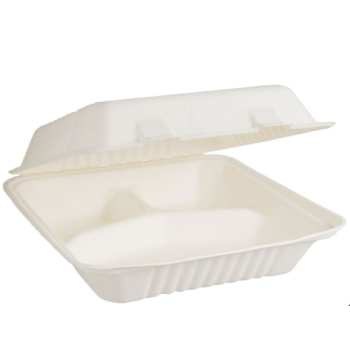 9"x9" Fibre Large Dinner Pack 3 COMP-Sugarcane (200 Sheets)