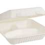 9"x9" Fibre Large Dinner Pack 3 COMP-Sugarcane (200 Sheets)