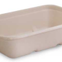 650ml Fibre Natural Sugarcane Takeaway Container (500 Sheets)