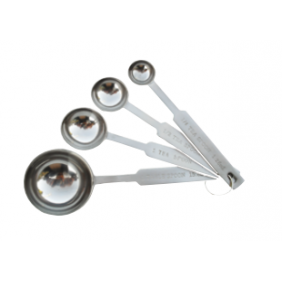 S/Steel Measuring Spoon Set - 4 piece