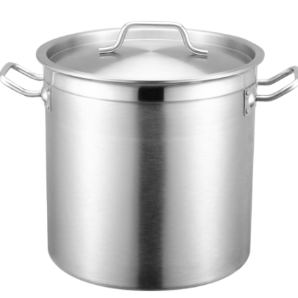 25x25cm(H) S/Steel Stockpot with Lid 12L (High impact 3 ply thermal base)