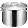 60X40cm(H) S/Steel Saucepots with Lid 113L (High impact 3 ply thermal base)
