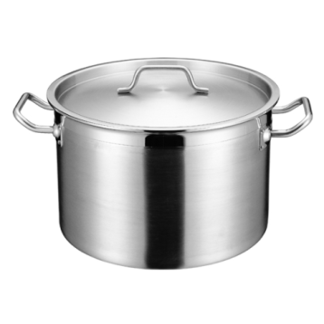 40X26cm(H) S/Steel Saucepots with Lid 32L (High impact 3 ply thermal base)