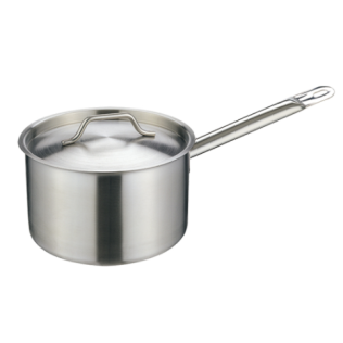 18x11cm(H) S/Steel Sauce Pan with Lid 2.8L (High impact 3 ply thermal base)