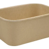 1000ml PLA Lined Rectangle Paper Container (300/Box)