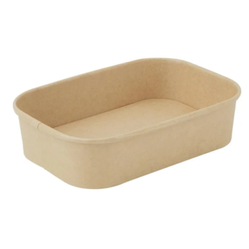 500ml PLA Lined Rectangle Paper Container (300/box)
