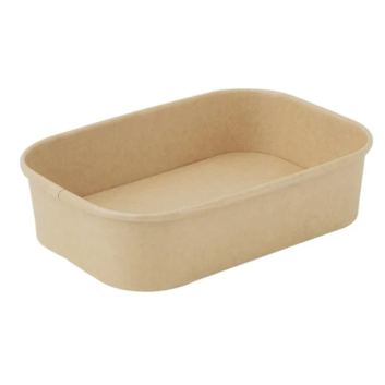 500ml PLA Lined Rectangle Paper Container (300/box)